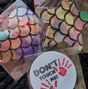 Mermaid nipple covers lingerie set